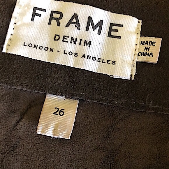 Frame Denim Suede Button Front Skirt - Picture 7 of 16